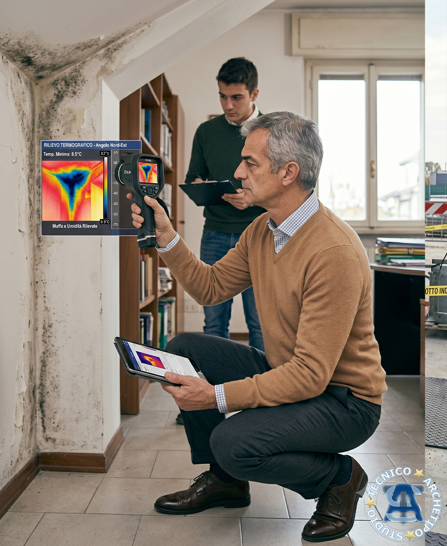 Rilievi Termografici Professionali a Torino — Tecnico abilitato UNI EN ISO 9712 — STArchetipo